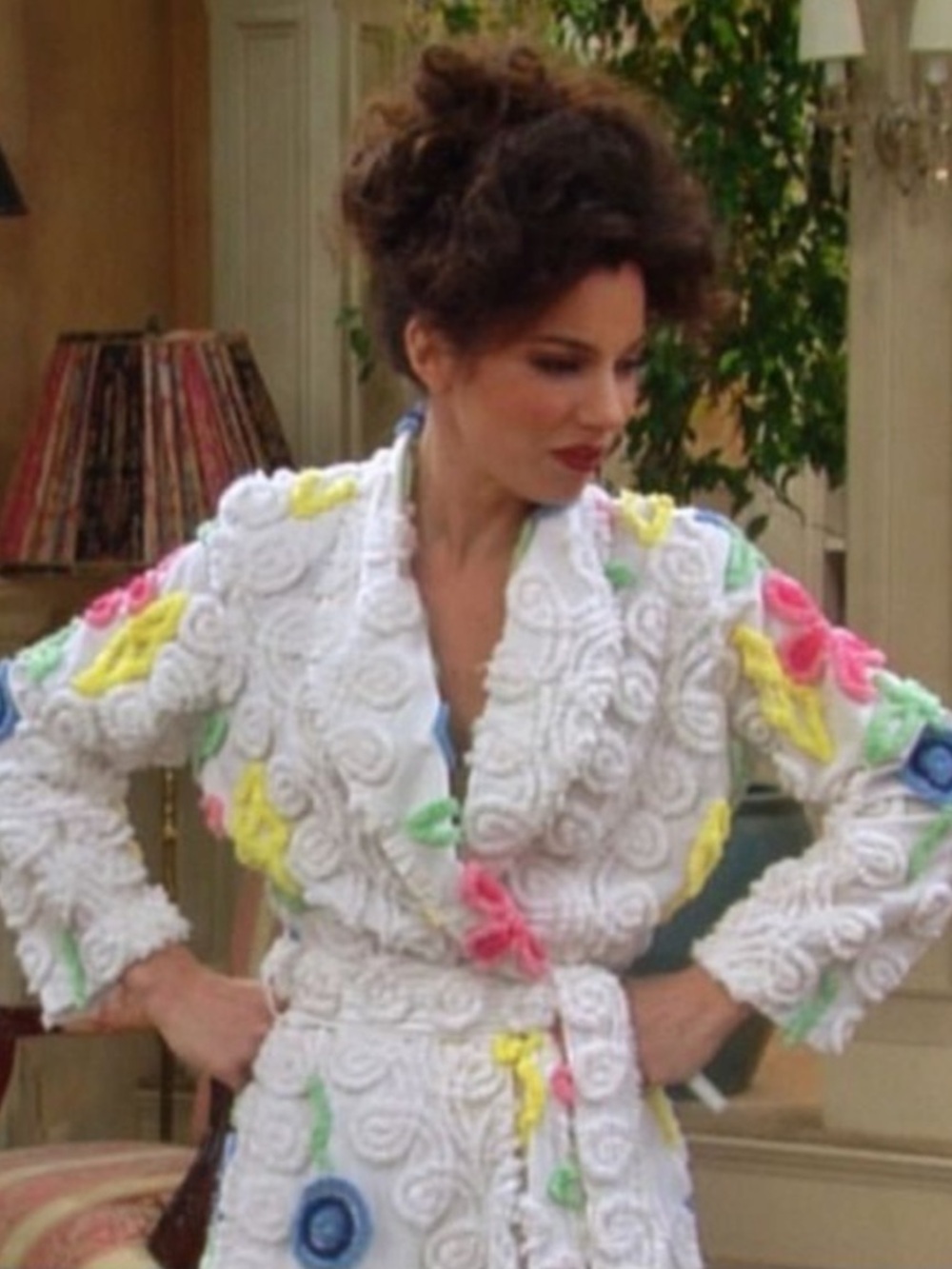 Canyon Group Vintage Chenille Floral Robe Fran The Nanny Medium